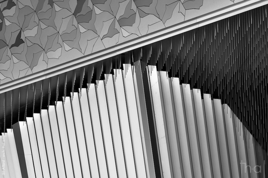 Détail d'architecture Philharmonie de Paris