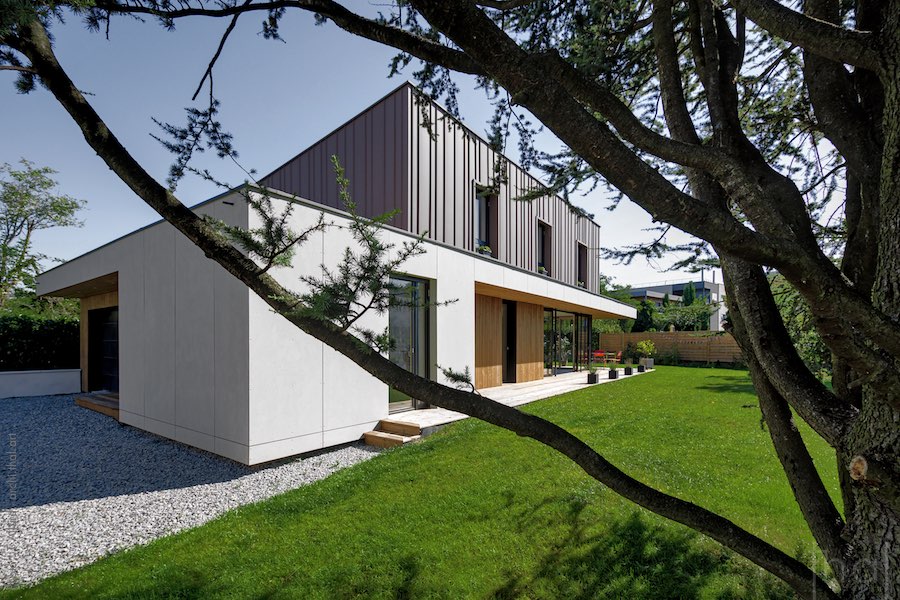 Photographie d'une maison moderne à Lyon