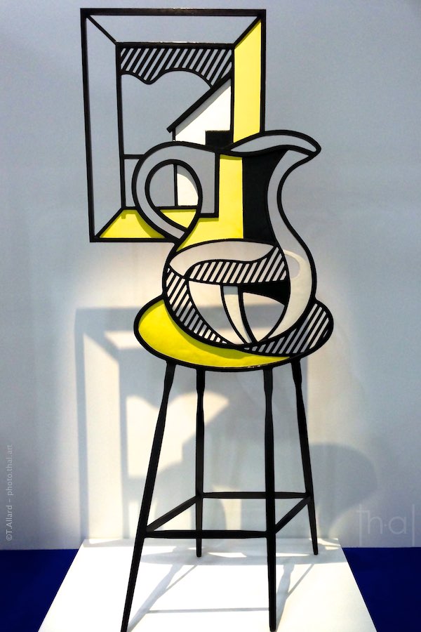 Sculpture de Roy Lichtenstein, artiste du Pop art